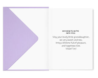New Baby Granddaughter Card
